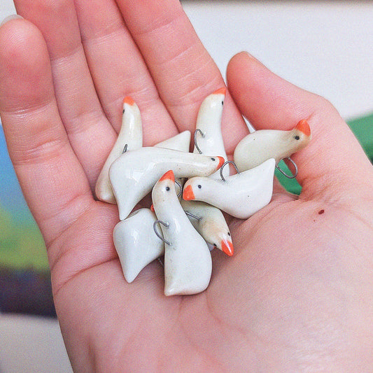 Goose Earrings B GRADE