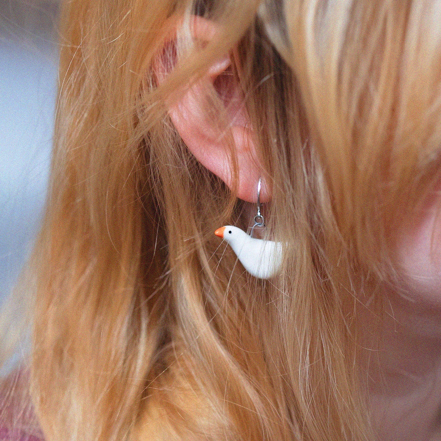Goose Earrings