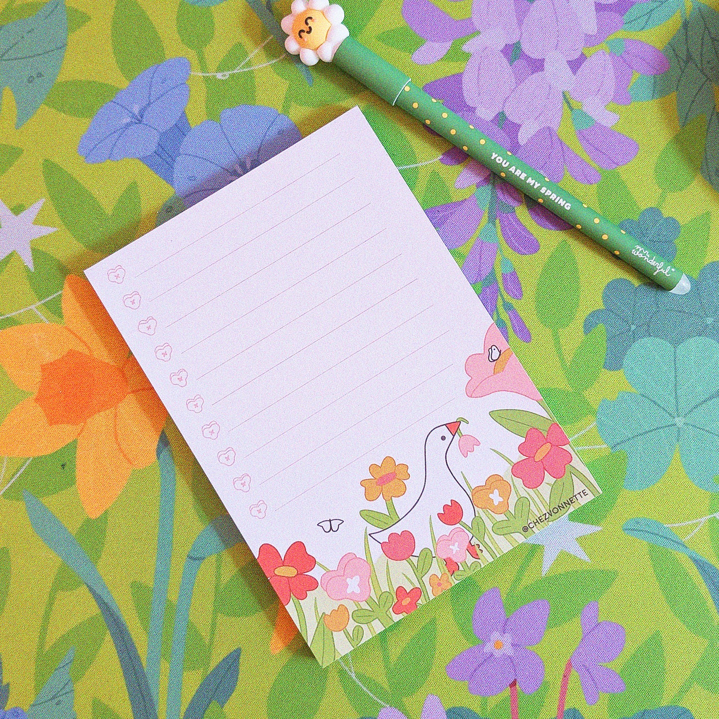 Flower Scented Notepad