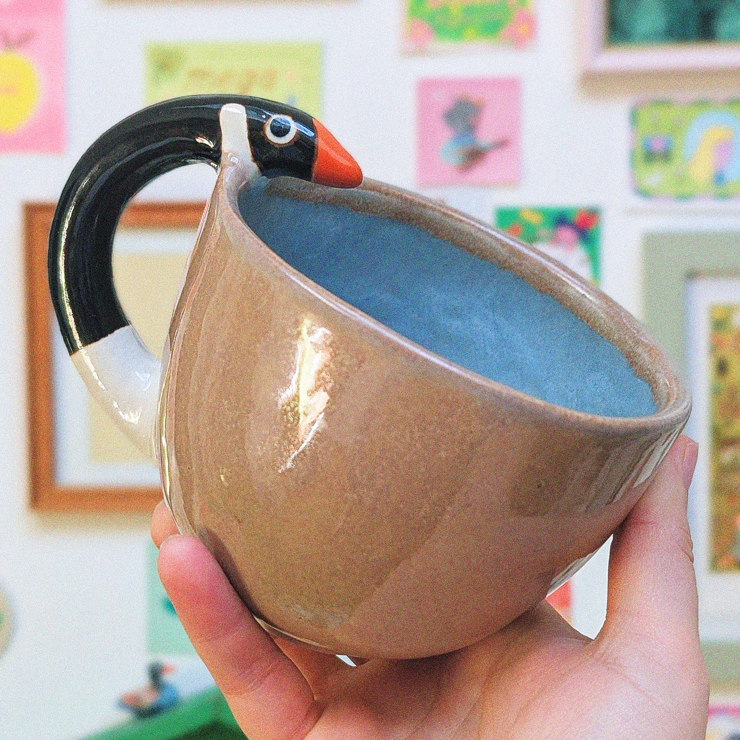 Cornflower Goose Mug