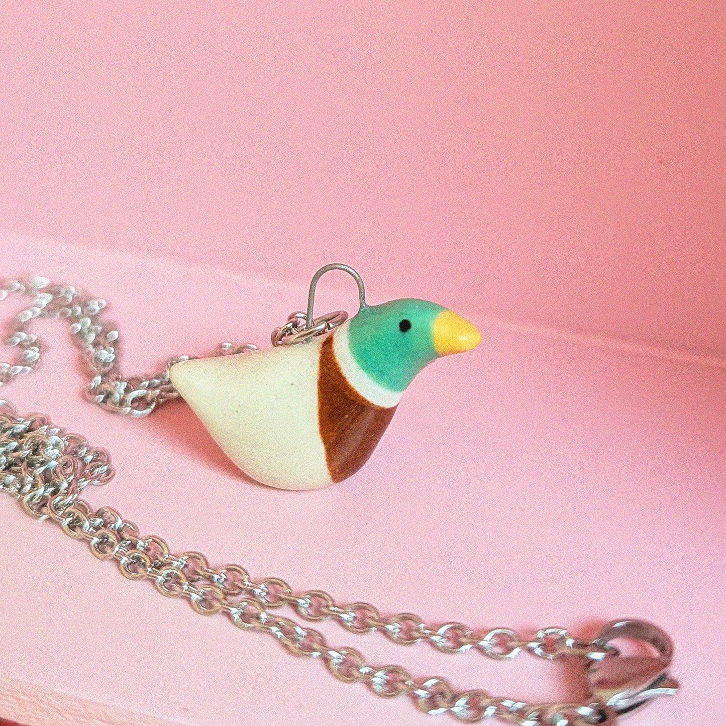 Malard Duck Necklace