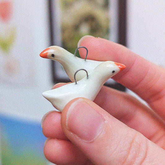 Goose Earrings B GRADE