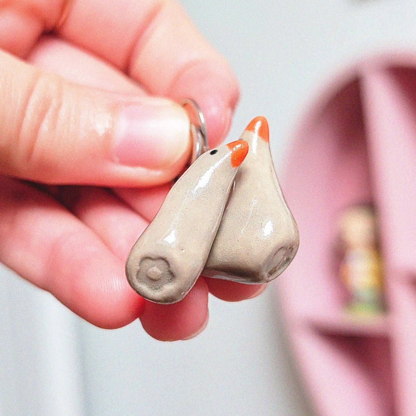 Greylag Goose Earrings