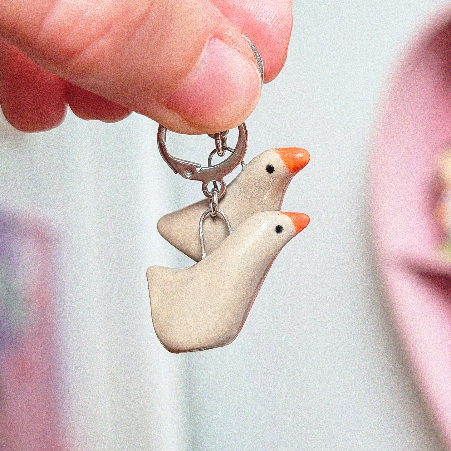Greylag Goose Earrings