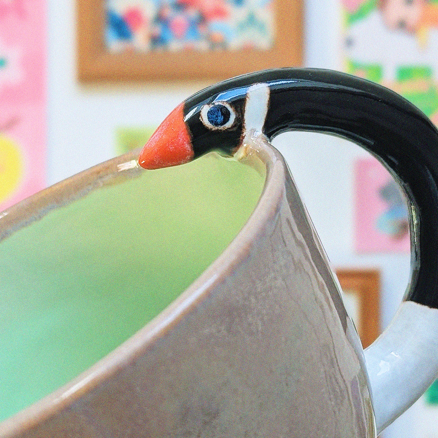 Big Seafoam Green Goose Mug