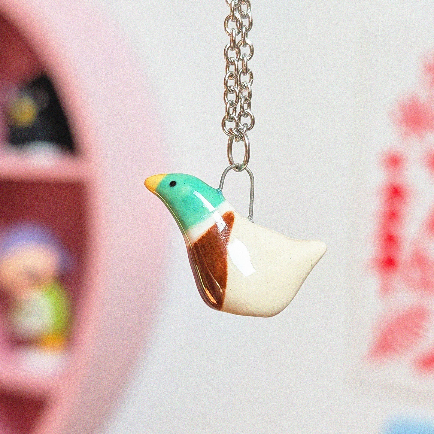 Malard Duck Necklace