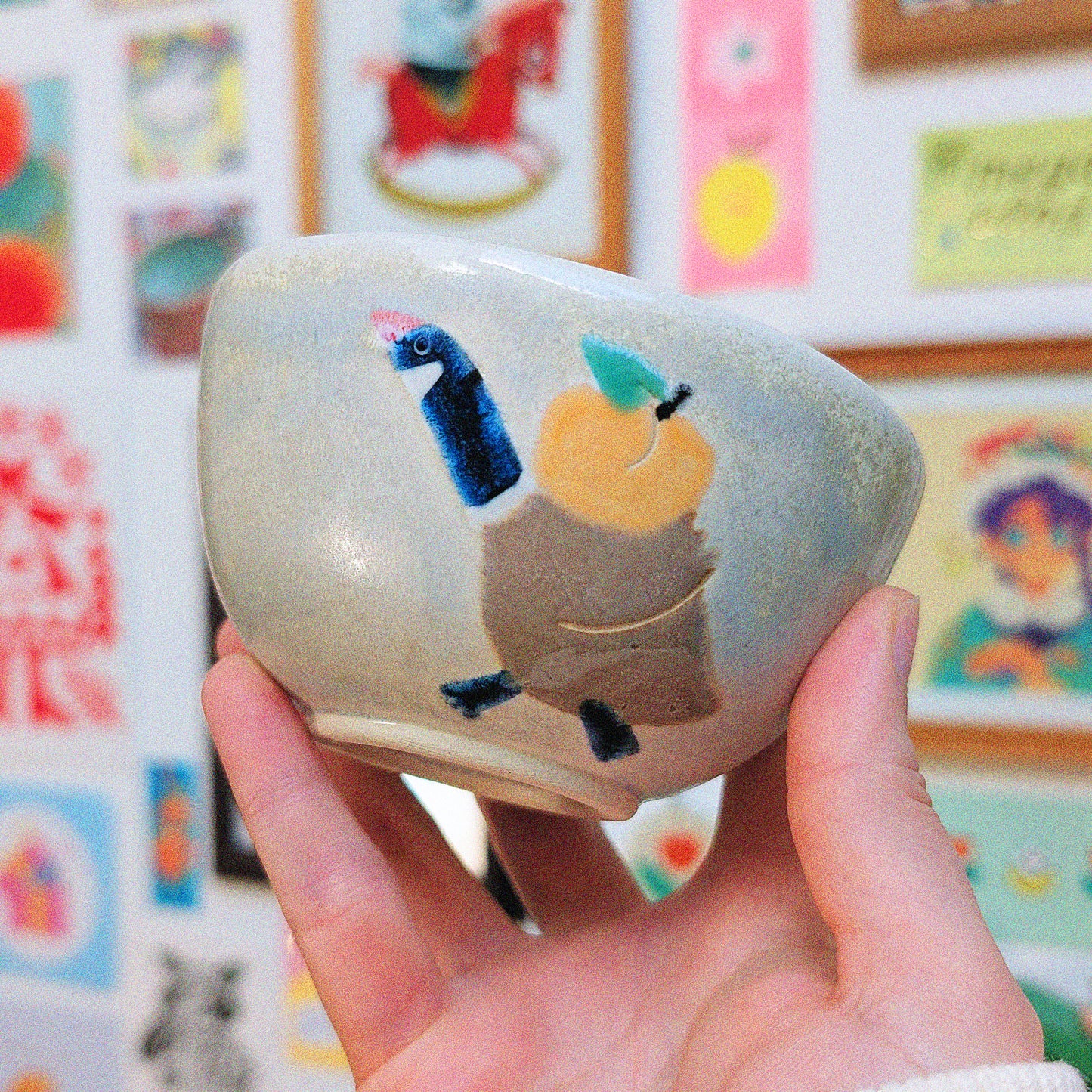 Peach Goose Snack Bowl