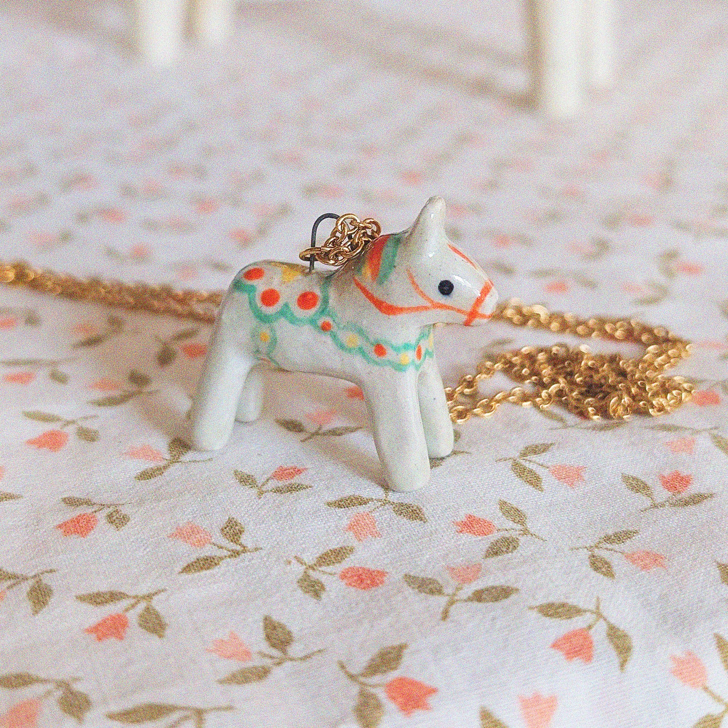 Dala Horse Necklace