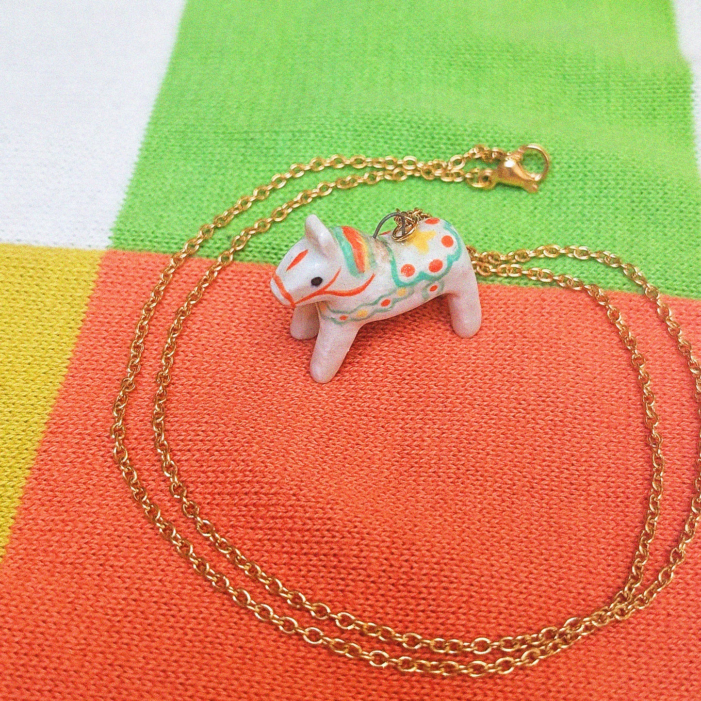 Dala Horse Necklace