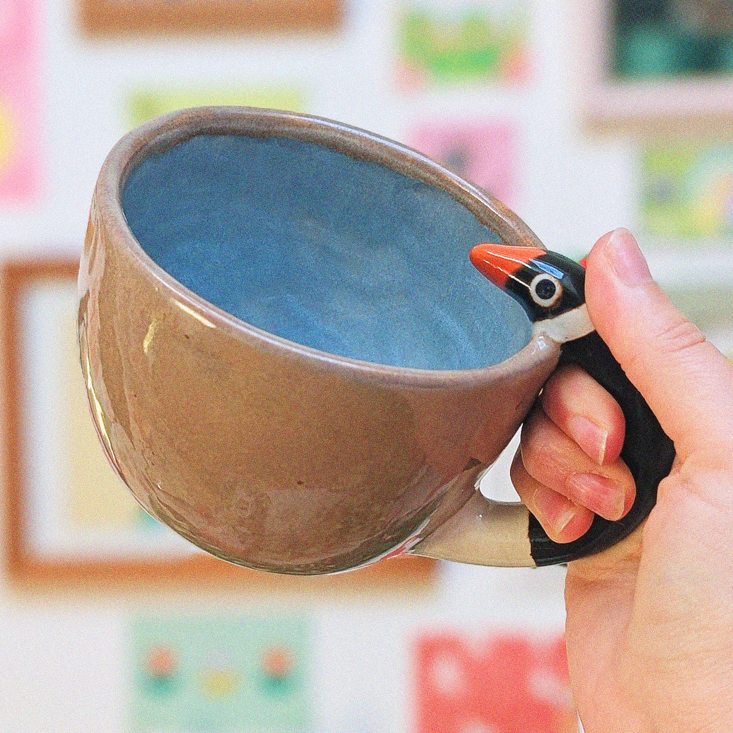 Cornflower Goose Mug